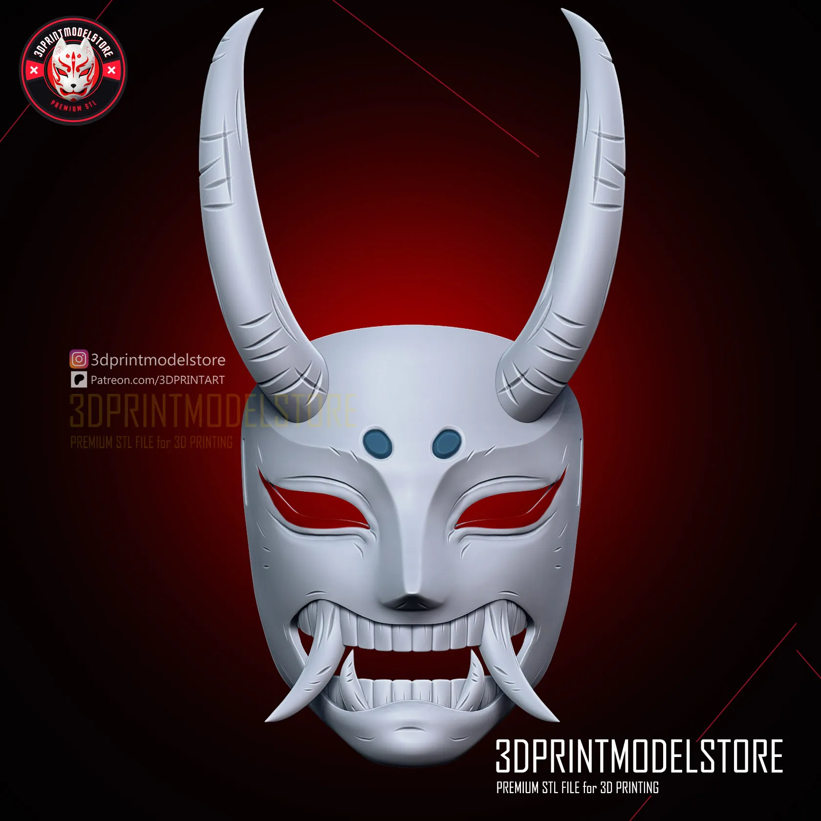 Okiku Mask - One Piece Cosplay - Anime - Halloween