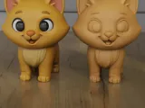 Cute Chibi Cat 3D Model STL File for 3D Printing-1