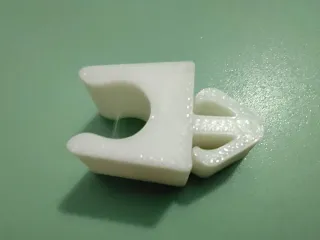 Toyota hood prop rod clip