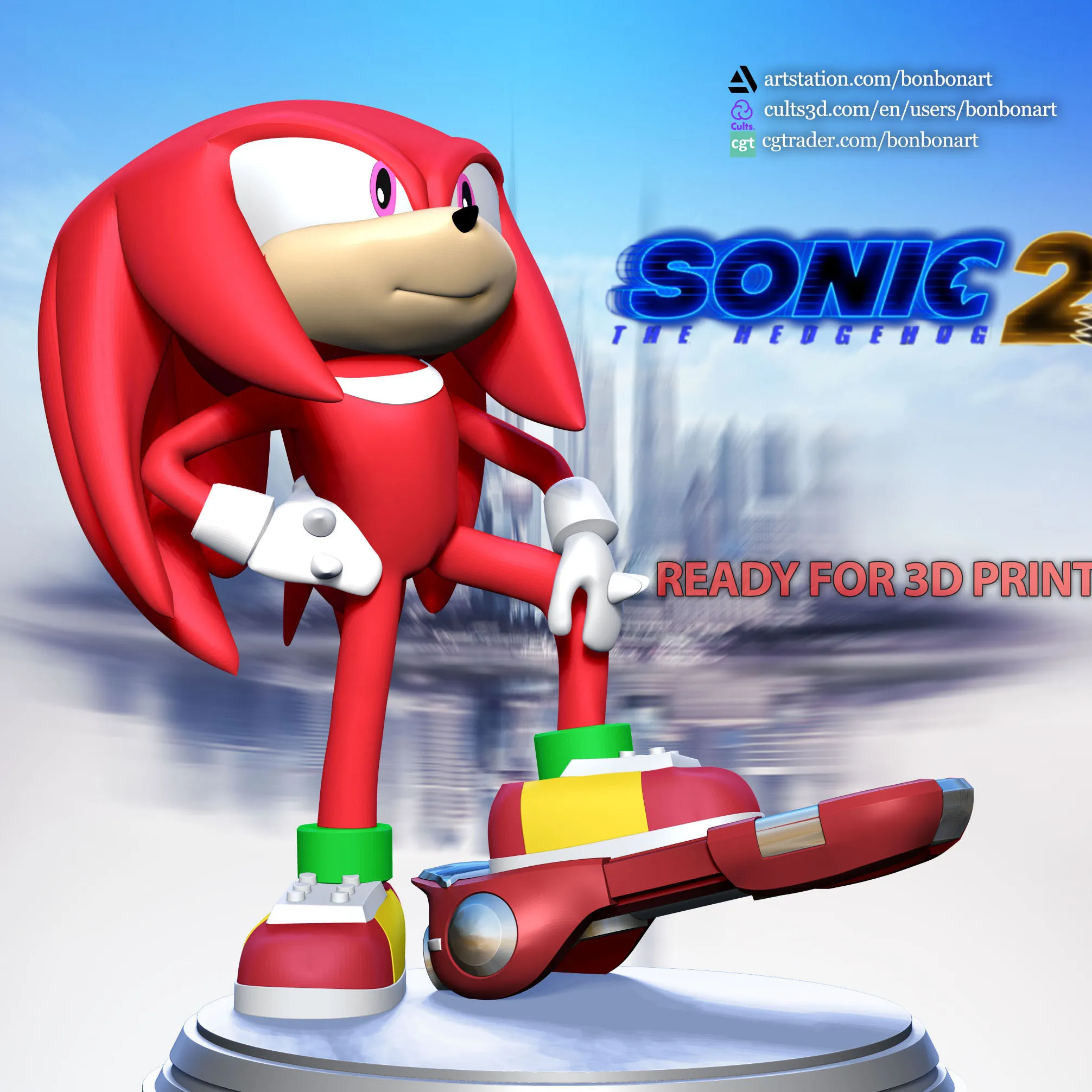 Knuckles - Sonic the Hedgehog 2 Fanart