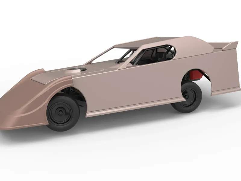 Auto Dirt Modified Super stock mentre gira Scala 1:25
