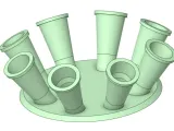 Bowl Piece Stand -  Fits 18 & 14mm Bowls-1