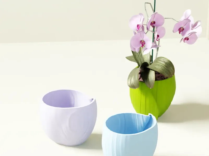 Mini-Strata Orchid Pot/Planter