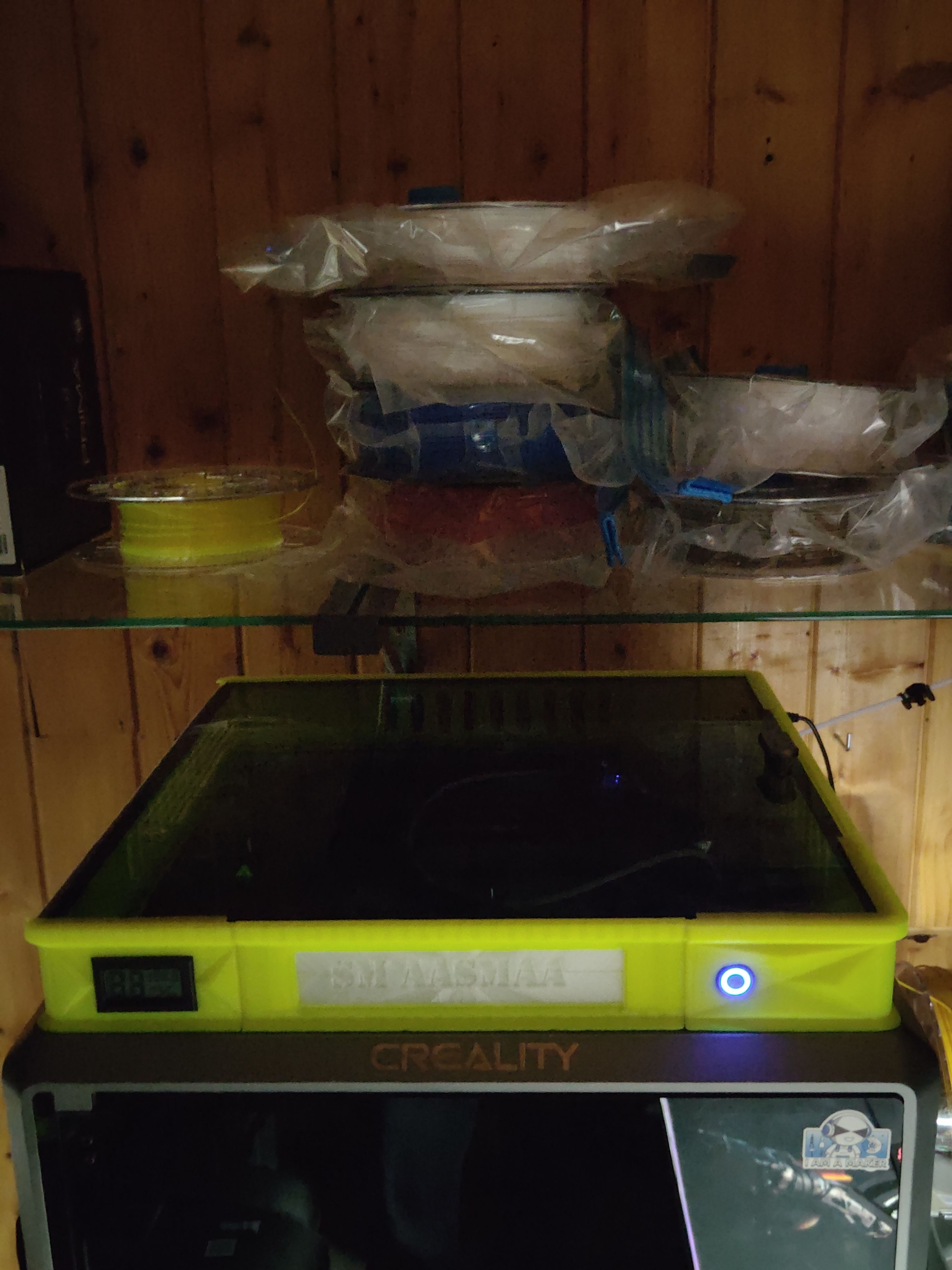 K1max Riser Creality K1Max riser 50 mm. with led and sliding lid | 3D models ...