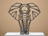 Elephant Line Art - Desktop Line Art-1