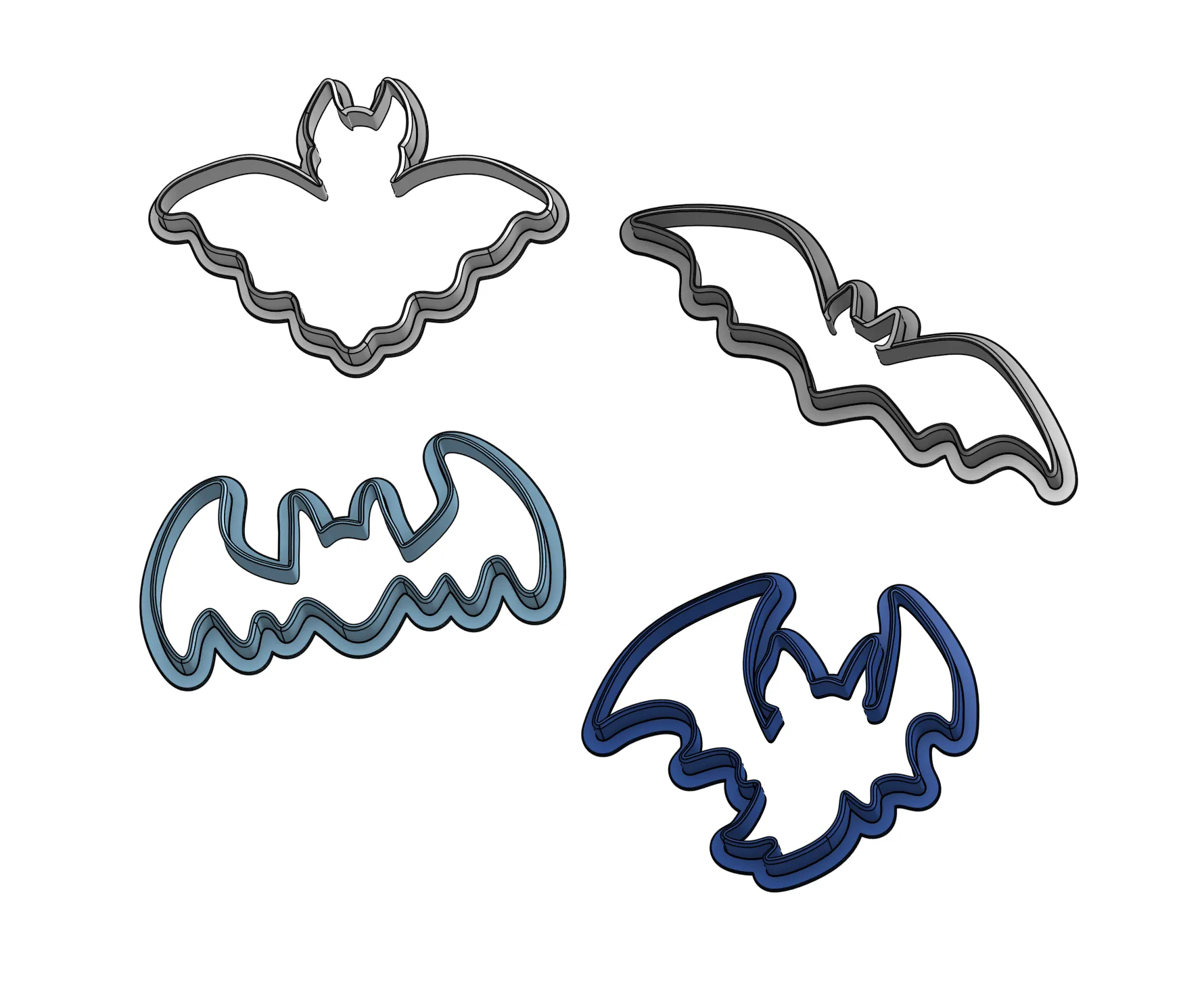 Halloween cookie cutter and stamps set