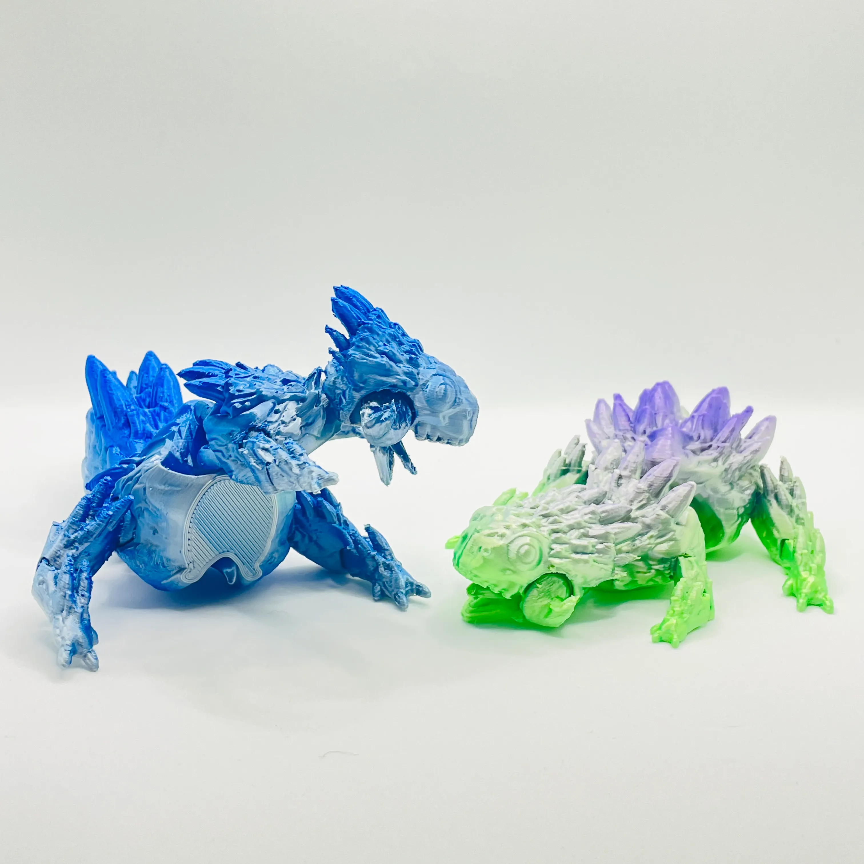 Cute Spiky Dinosaur - Articulated - Print in Place - Flexi