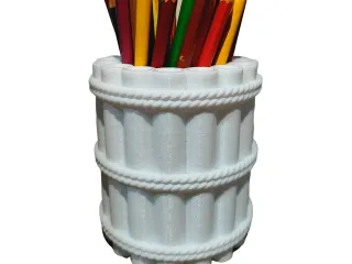 Bamboo Pen Holder