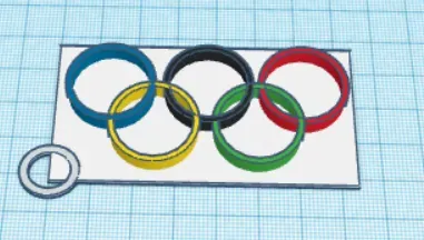 Olympic Games Keychain