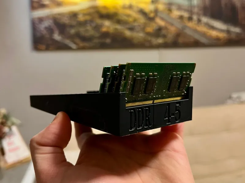 soporte organizador de memoria RAM DDR 4-5 para computadora portátil