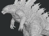 Godzilla stl file 3d printing, 3d print file, miniature-5