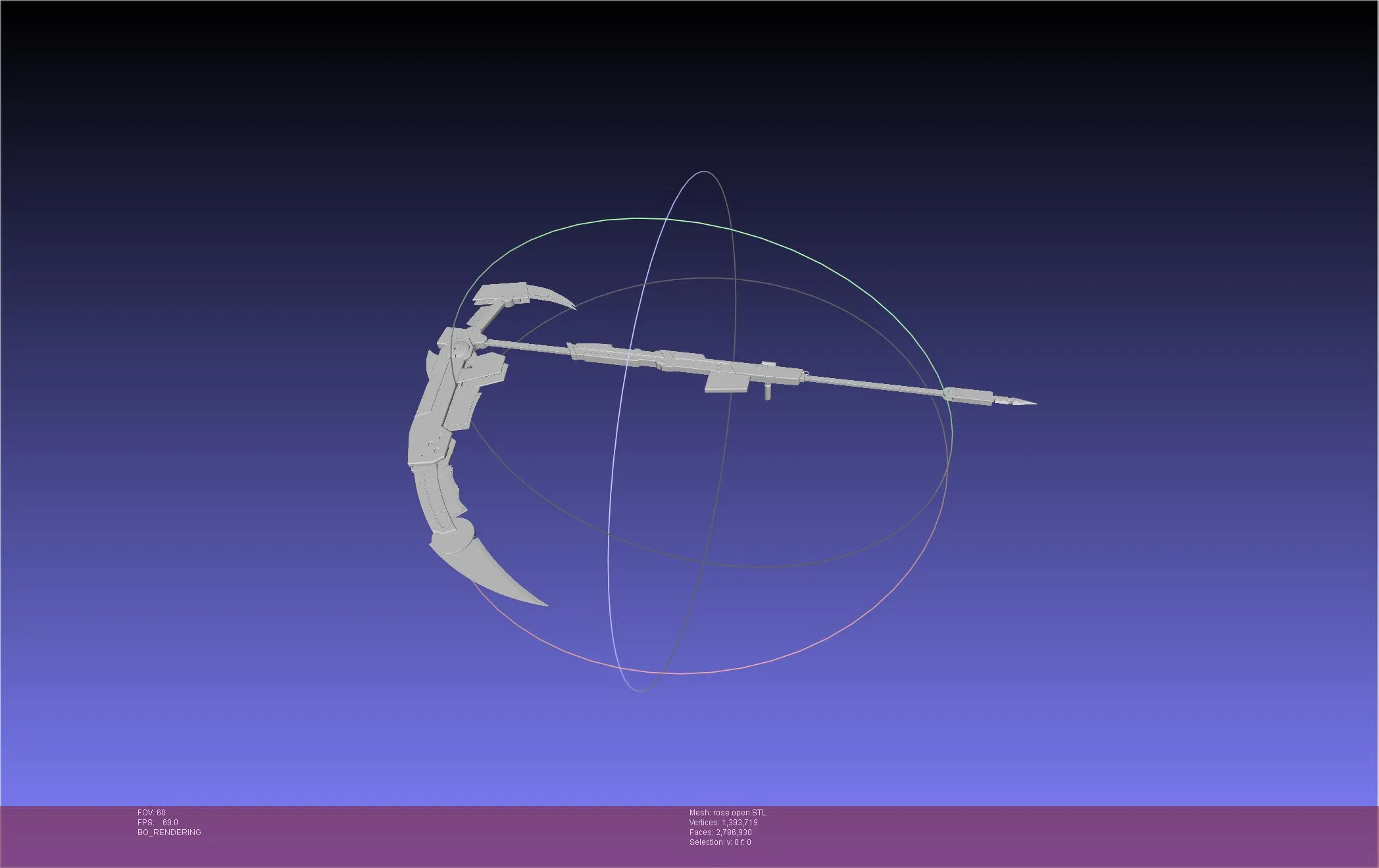 RWBY Ruby Rose Crescent Rose Movable Template