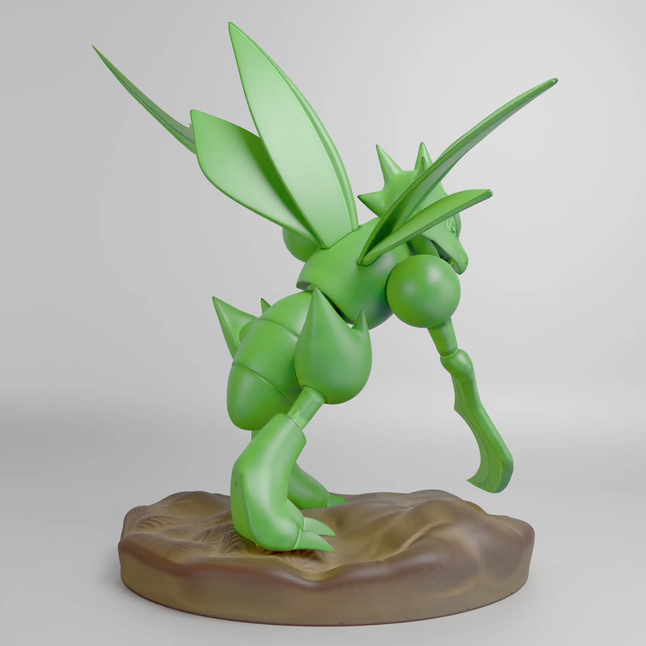 Scyther Pokemon Fan Art Figure