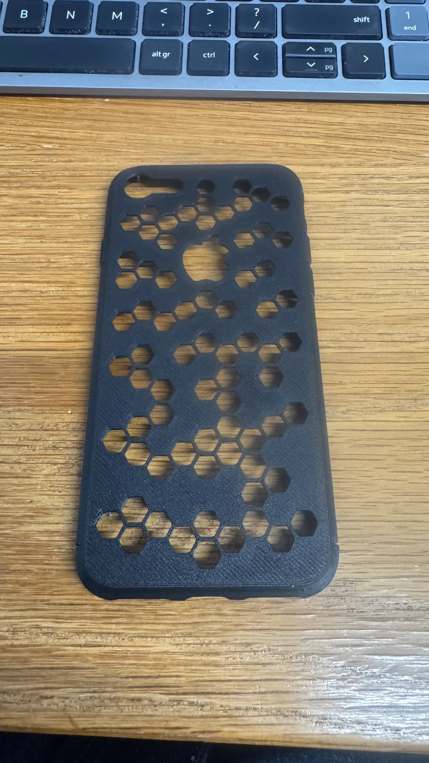 iPhone 8 case with hexagons-0