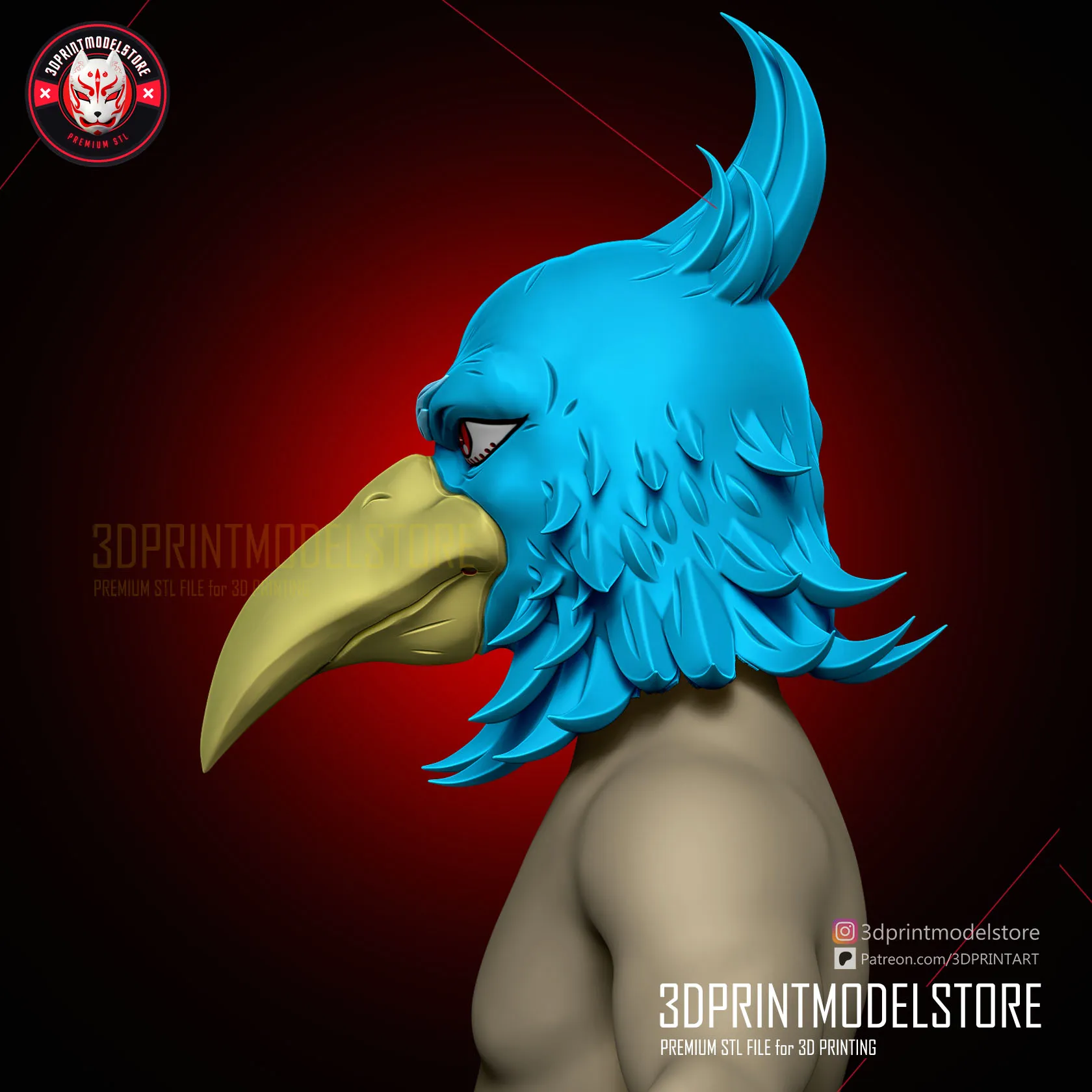 Shangrila Frontier Sunraku Mask - Anime Cosplay Helmet