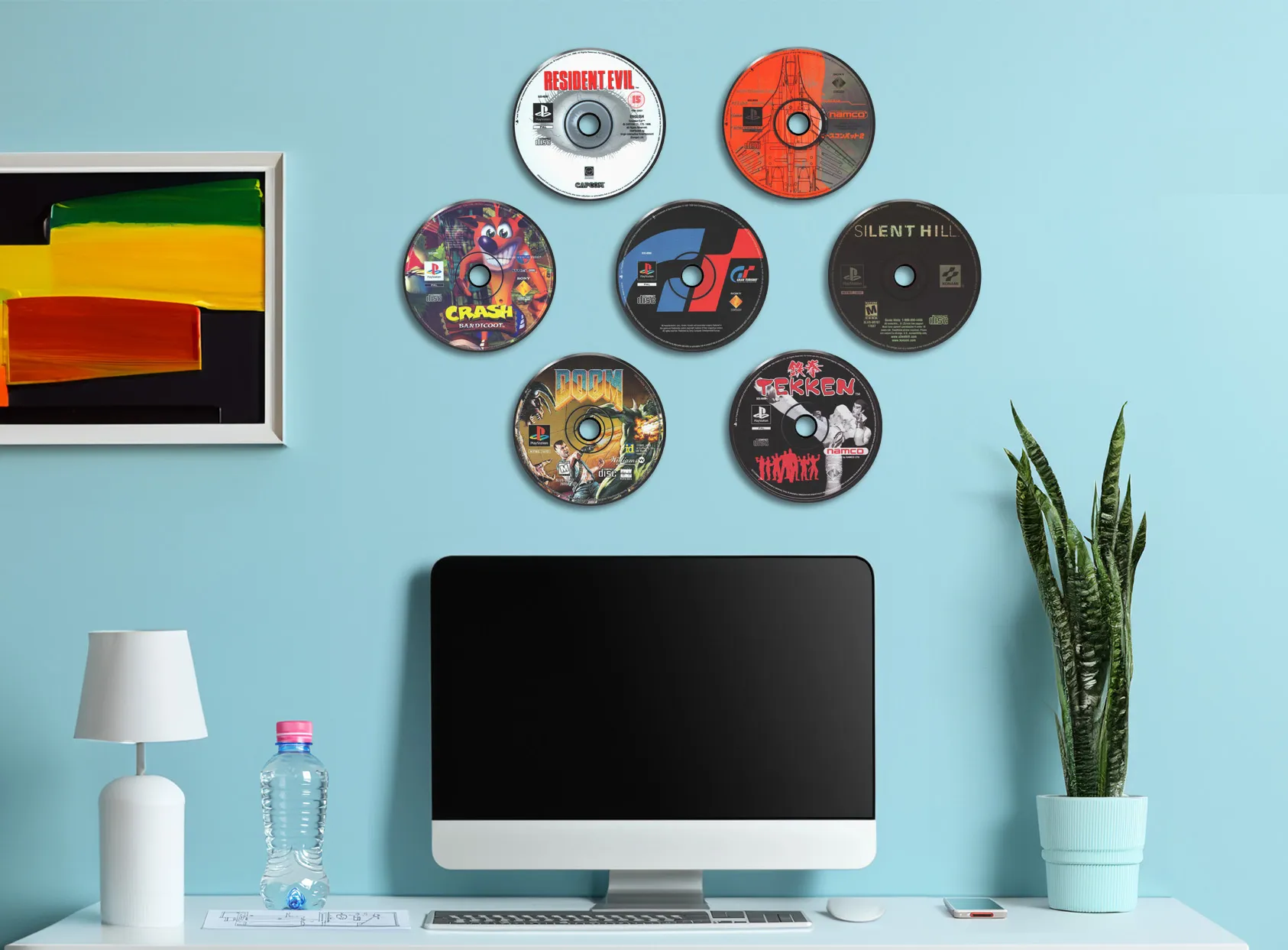 Wall Art - CD ROM Playstation PSX