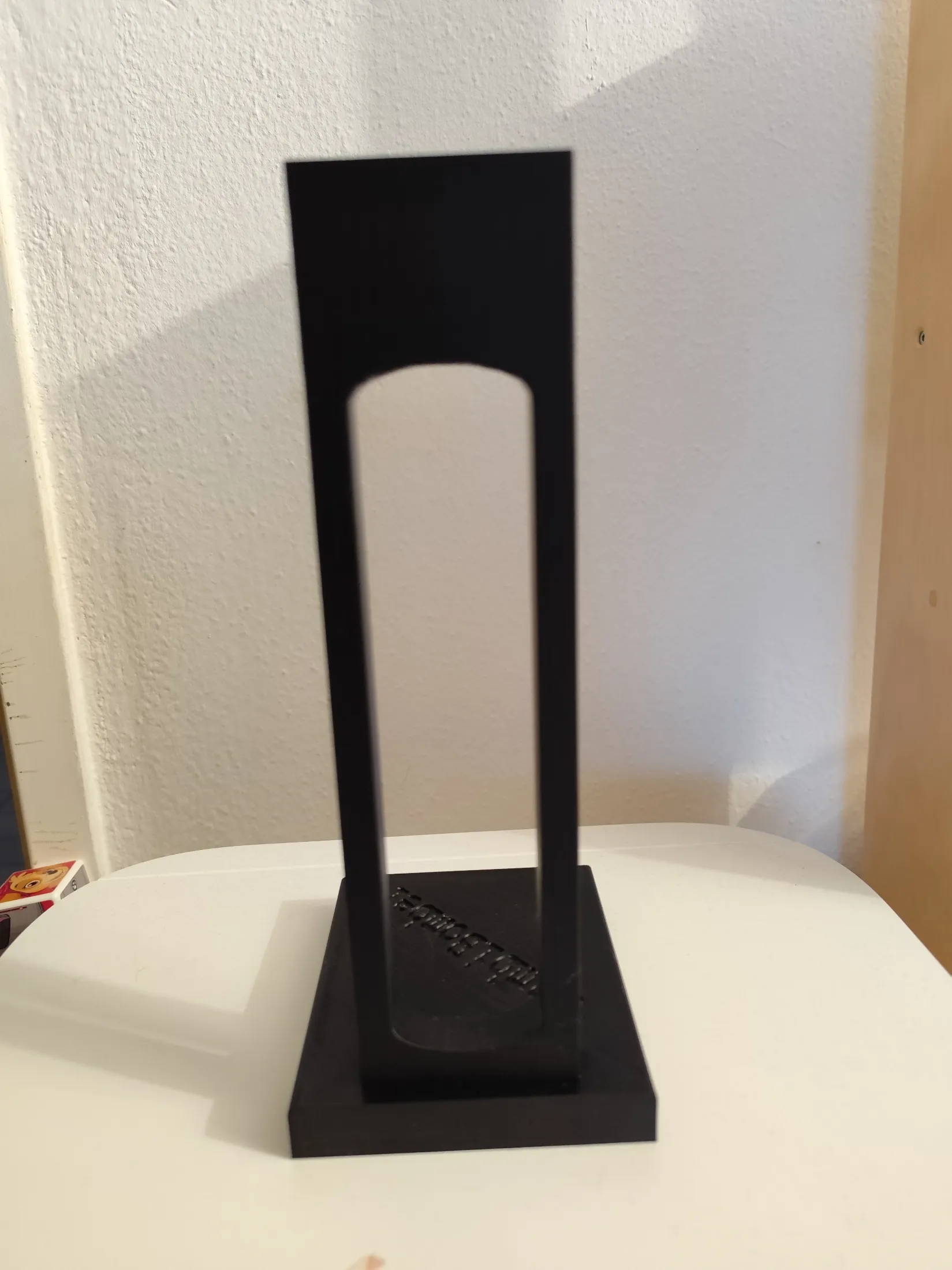 Headphone Stand with Custom Text