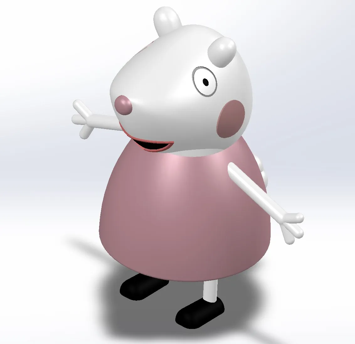 Suzy Sheep, Peppa's friend