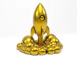 Cartoon rocket-7