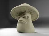 Grumpy Mushroom figurine-1