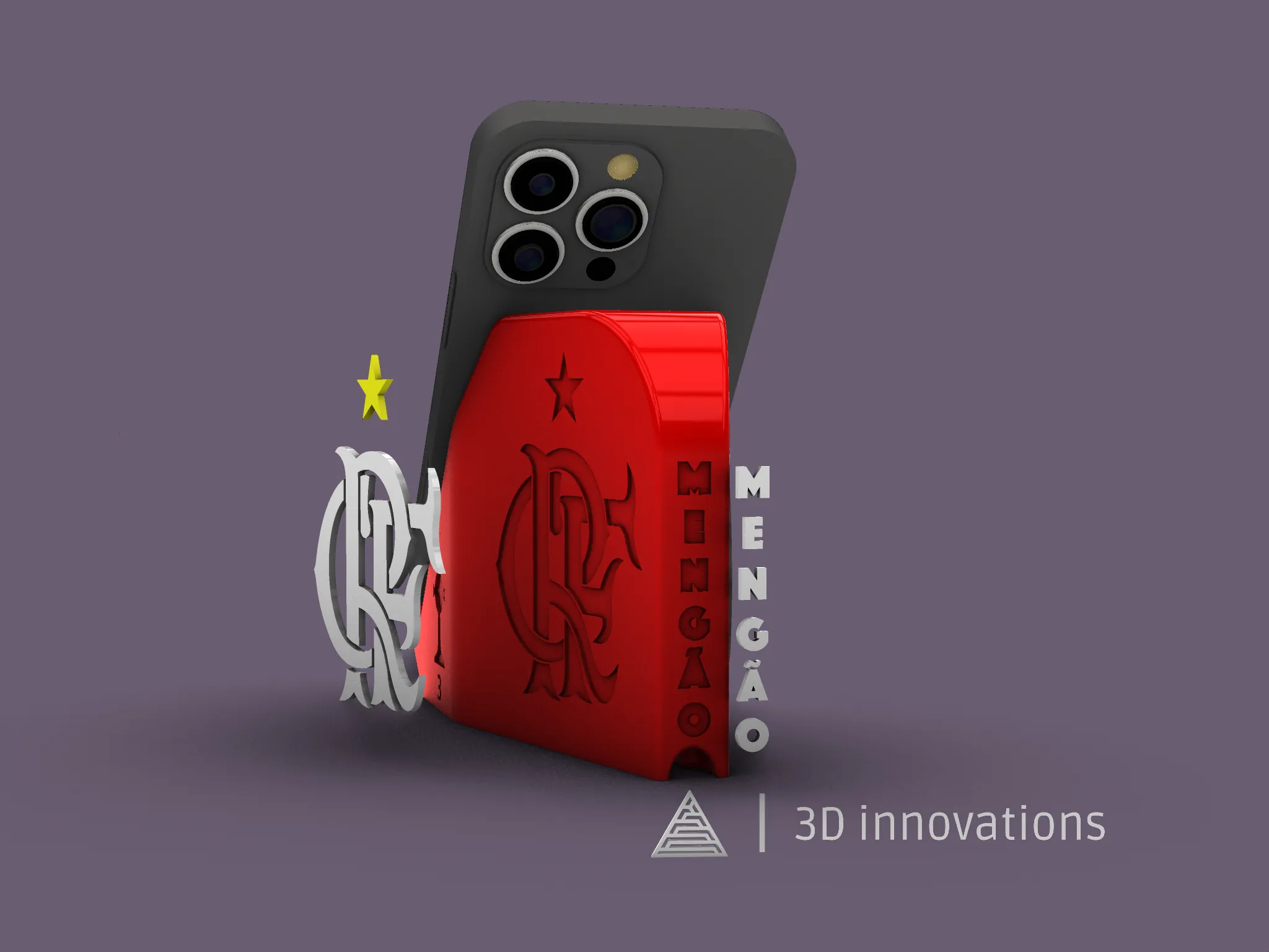 Suporte de Bancada Flamengo para Smartphone