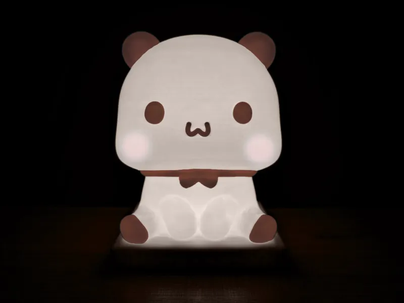 Couple Bear-Sit_Bedside lamp_Yier
