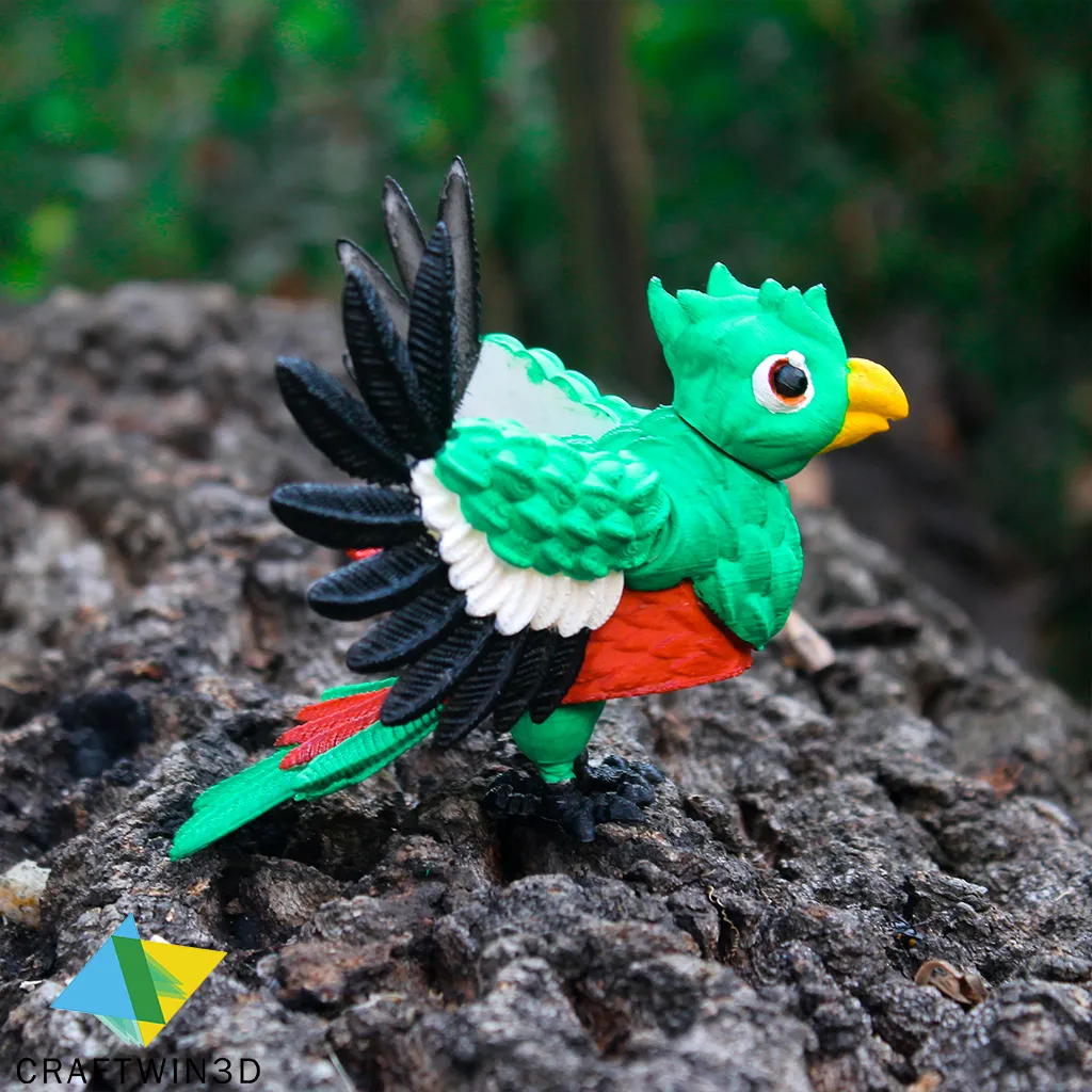 Print in place Flexy Quetzal