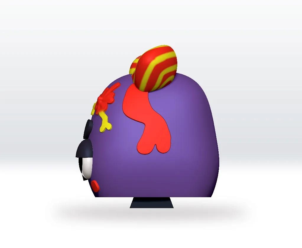 Pretty Present Coal Dandy's World 3D STL Model Fanart STL