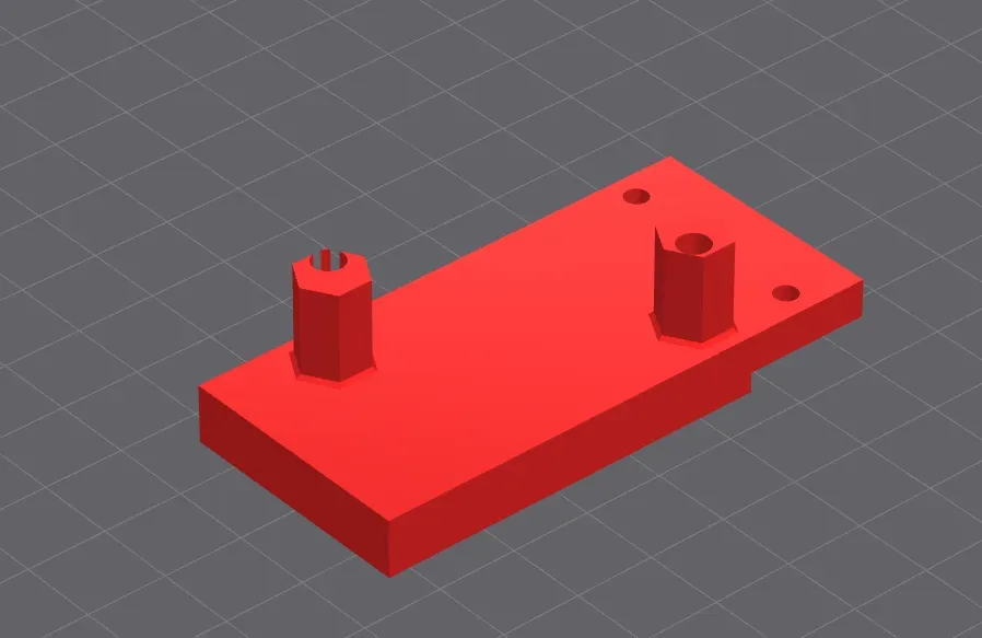 Runout sensor mounting bracket for Sektor VII's K1 Raiser