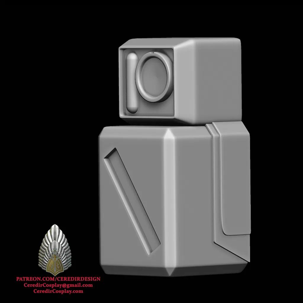 Mandalorian Armorer Belt Pieces 3D DIGITAL DOWNLOAD
