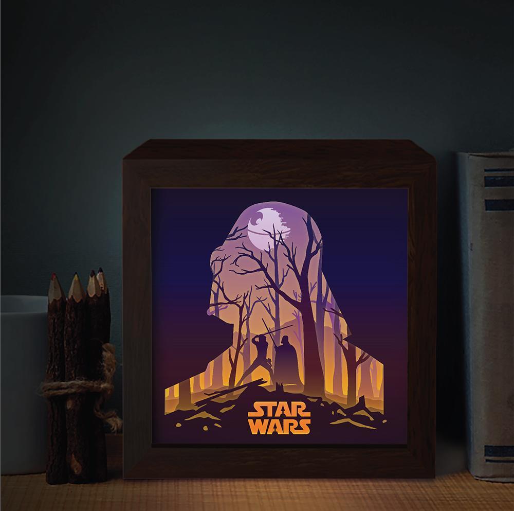 star wars lightbox (shadow box) 3D models download Creality Cloud