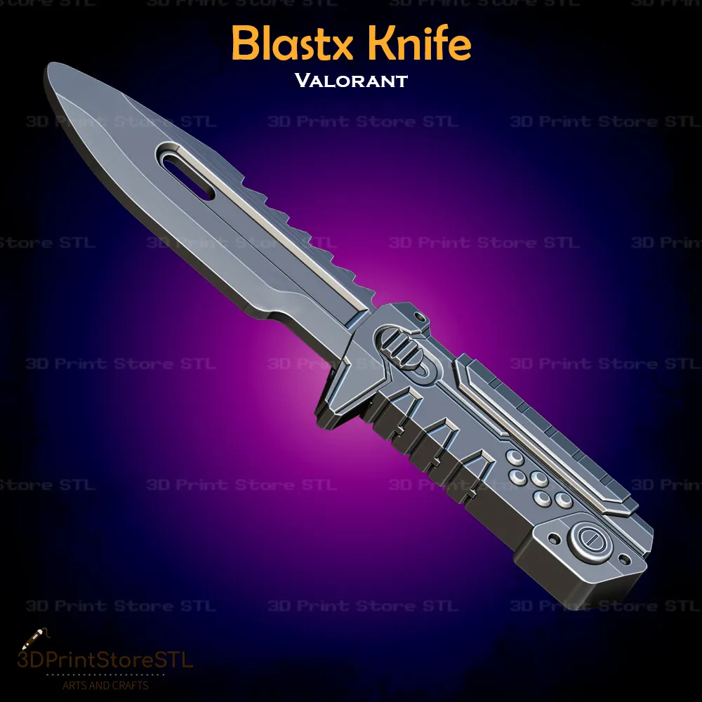 Blastx Knife Cosplay Valorant - STL File