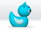 Sprunki Sky Duck STL file, Sprunki 3D Model Character Fanart-4