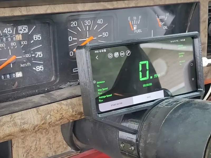 1986 F150 Phone Dash speedometer
