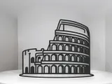 Colosseum Line Art - Desktop Line Art-1