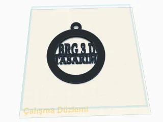 2d keychain