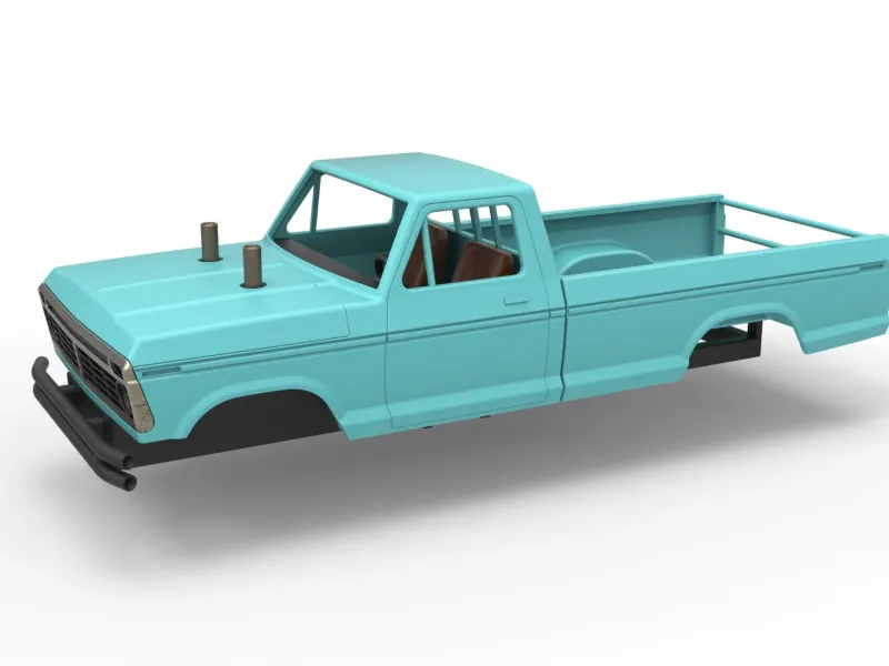 Top part of Mud truck Scale 1:25