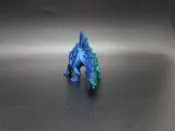Crystal Emerald Dragon Miniature - DnD RPG Fantasy-2