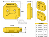 Parkside X20V Battery Holder Wall Mount - All Parkside Tools-9