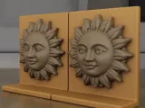 Sun Face Decorative Junction Box Wall Cover-2