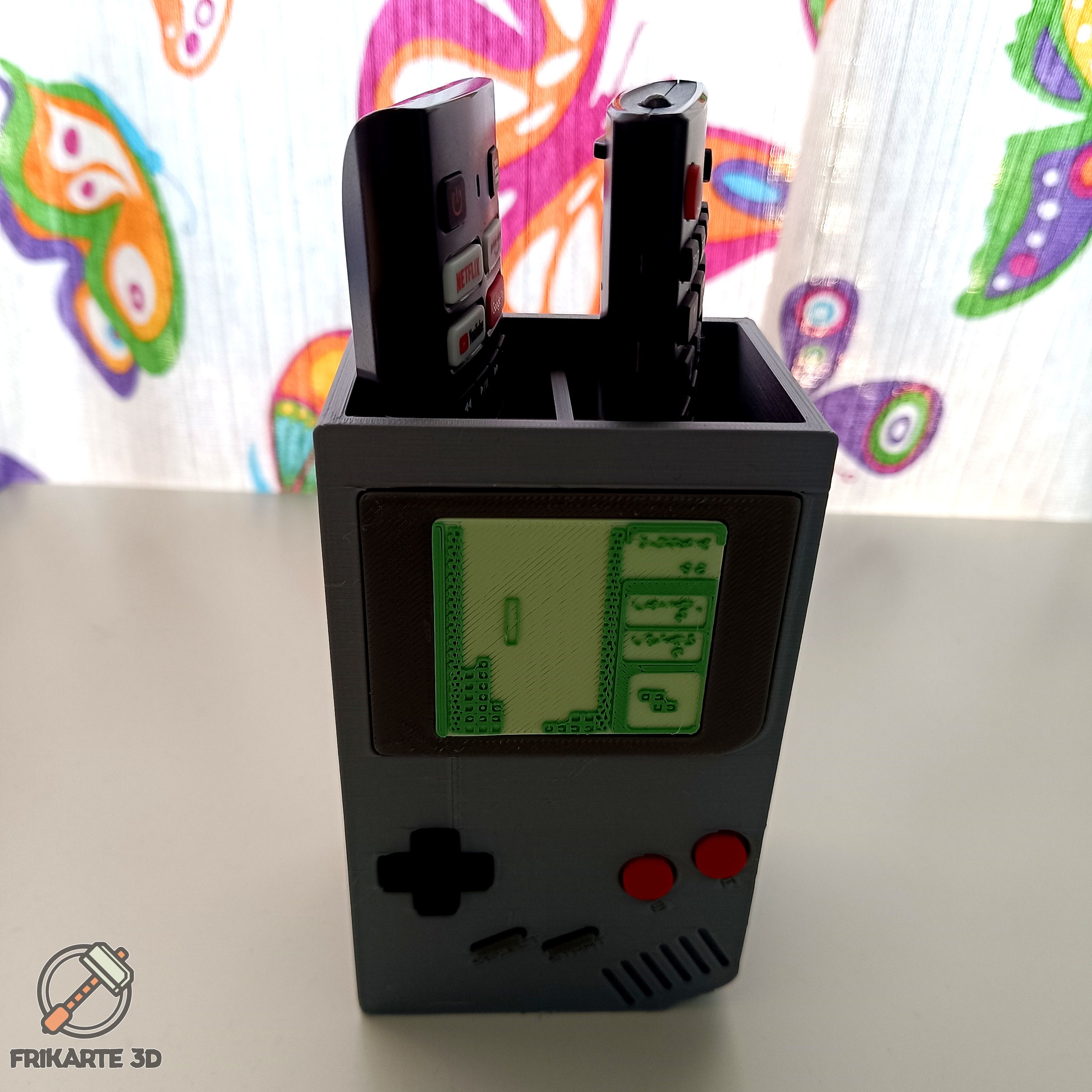 STL file Game Boy Remote Control Holder 🎮 ・3D printable model to