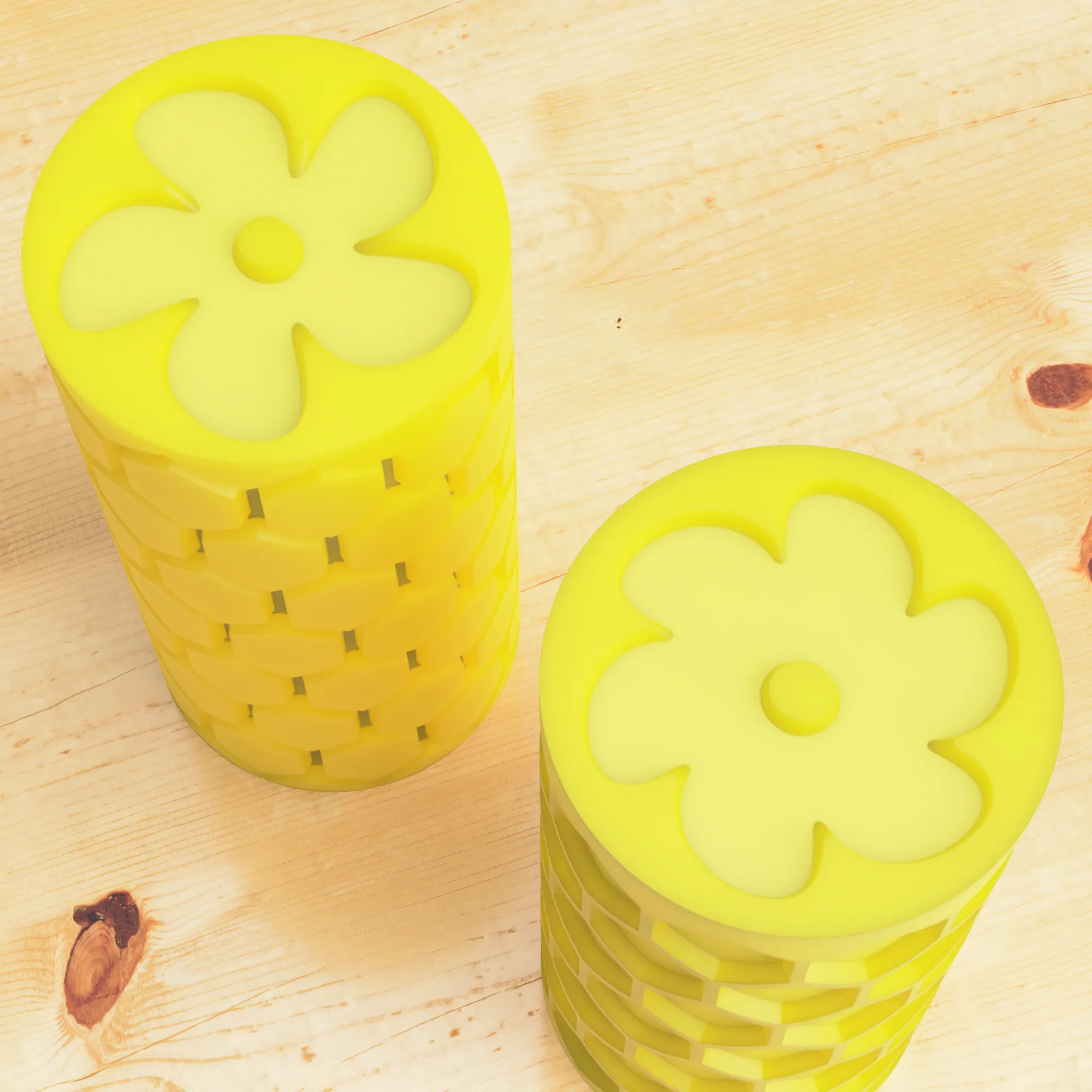 HONEYCOMB TEXTURE ROLLER AND STAMPS FOR SENSORY/EDUCATIONAL