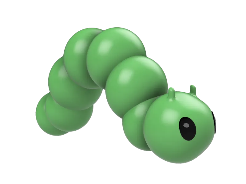 3D Caterpillar Model