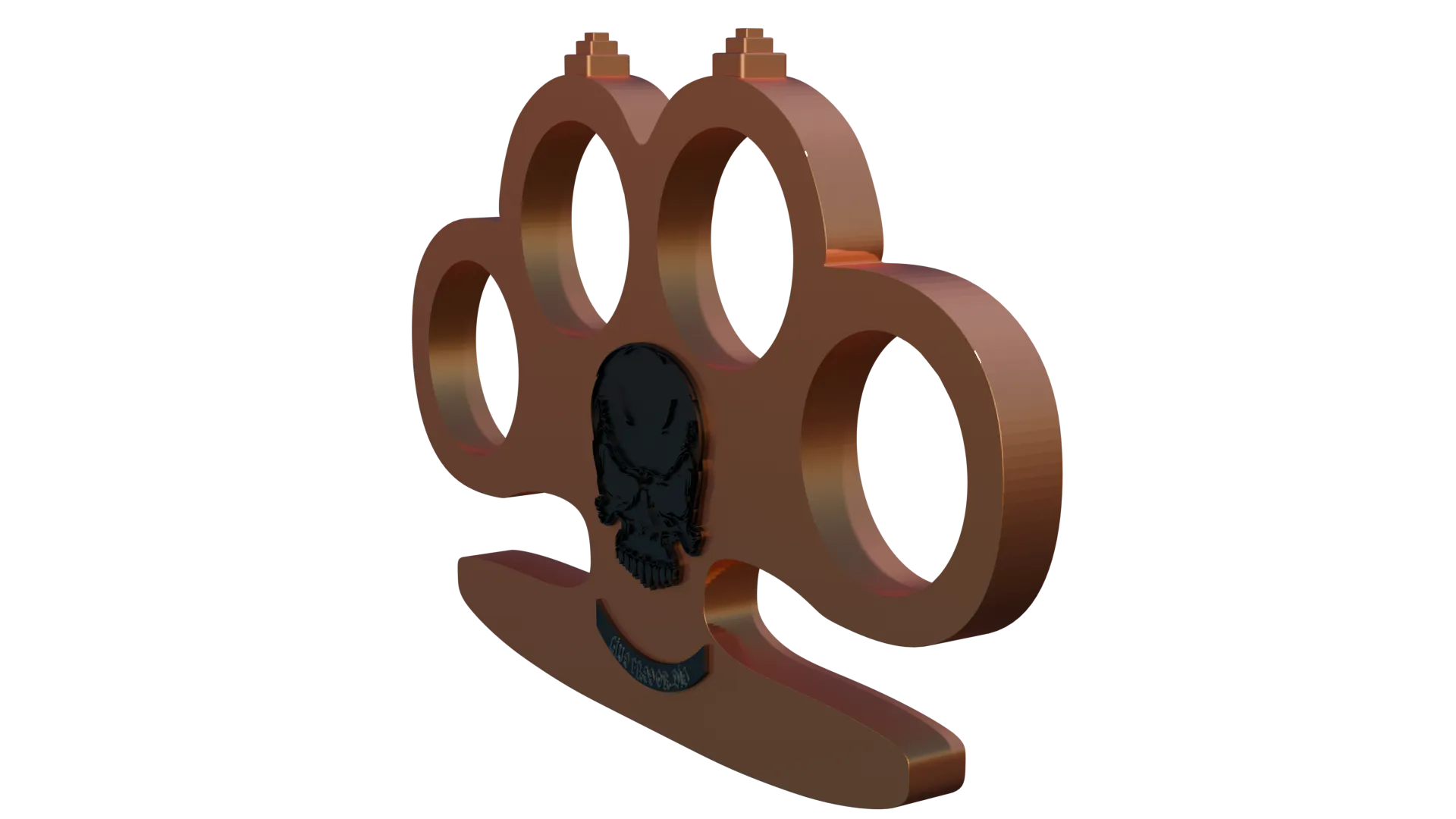3D Printer Files | 3MF File | Brass knuckles (tipped) | Creality Cloud