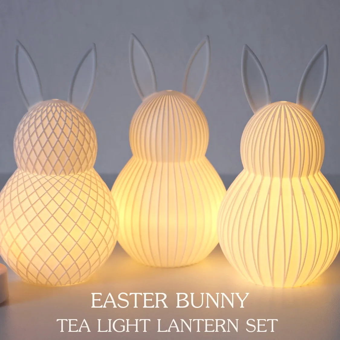 Easter Egg Tealight Lantern Set-1