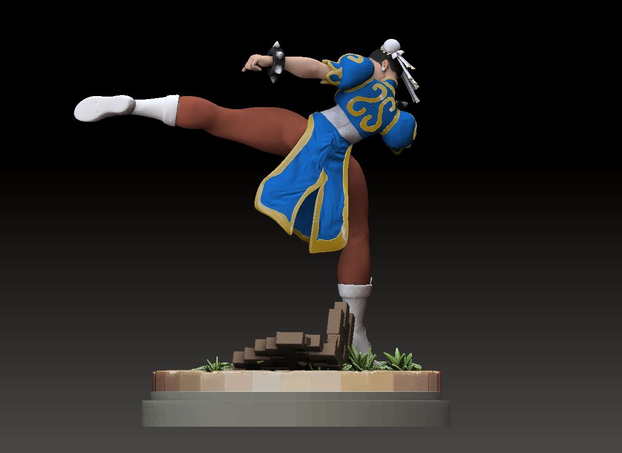 Chun-Li from Street fighter | 3D models download | Creality Cloud