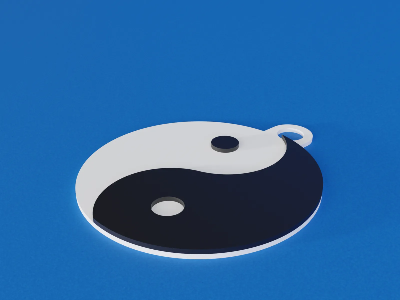 (GRATUITO) Ciondolo rotondo portachiavi Yin Yang