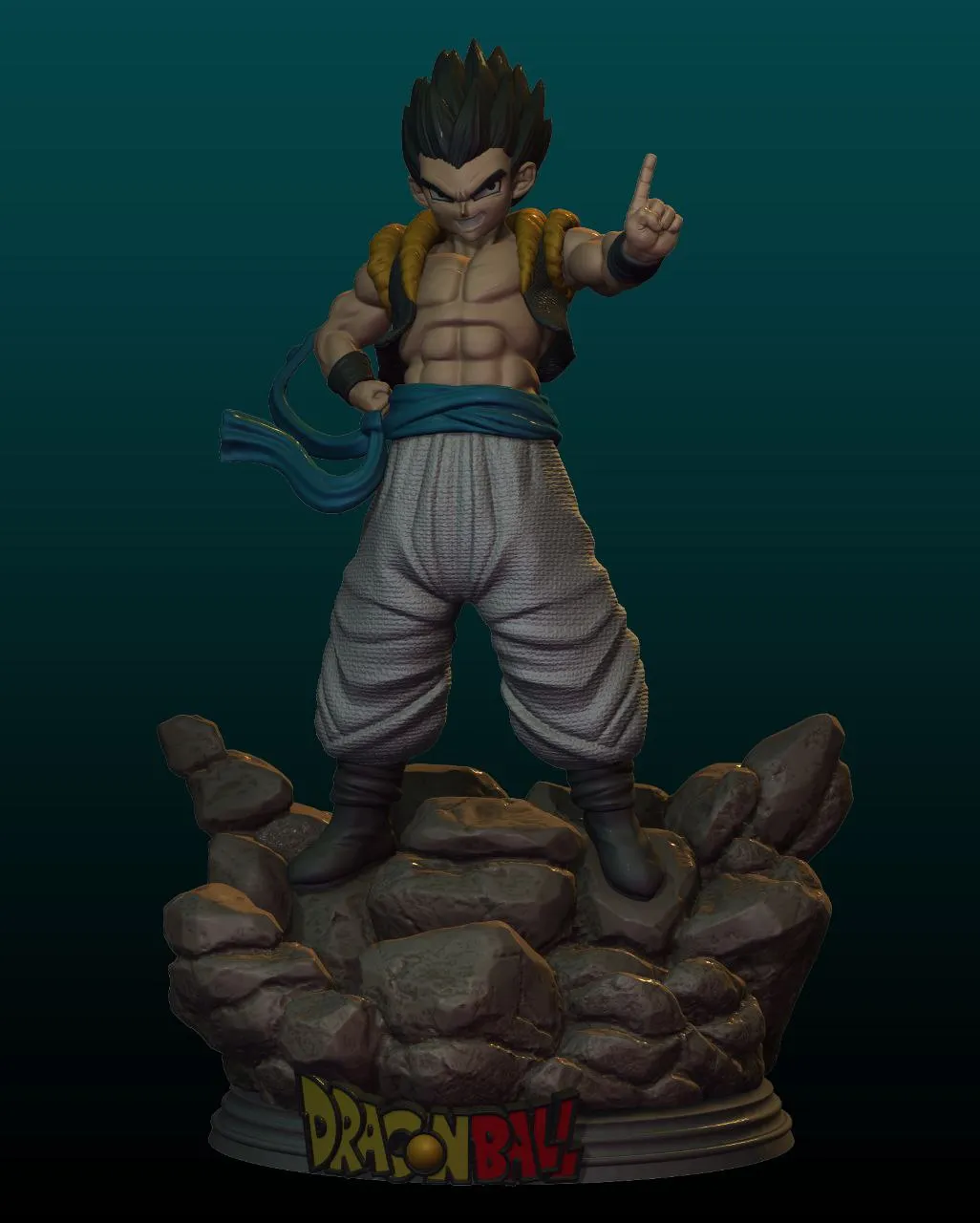 GOTENKS - DRAGON BALL Z - MODÈLE D'IMPRESSION 3D