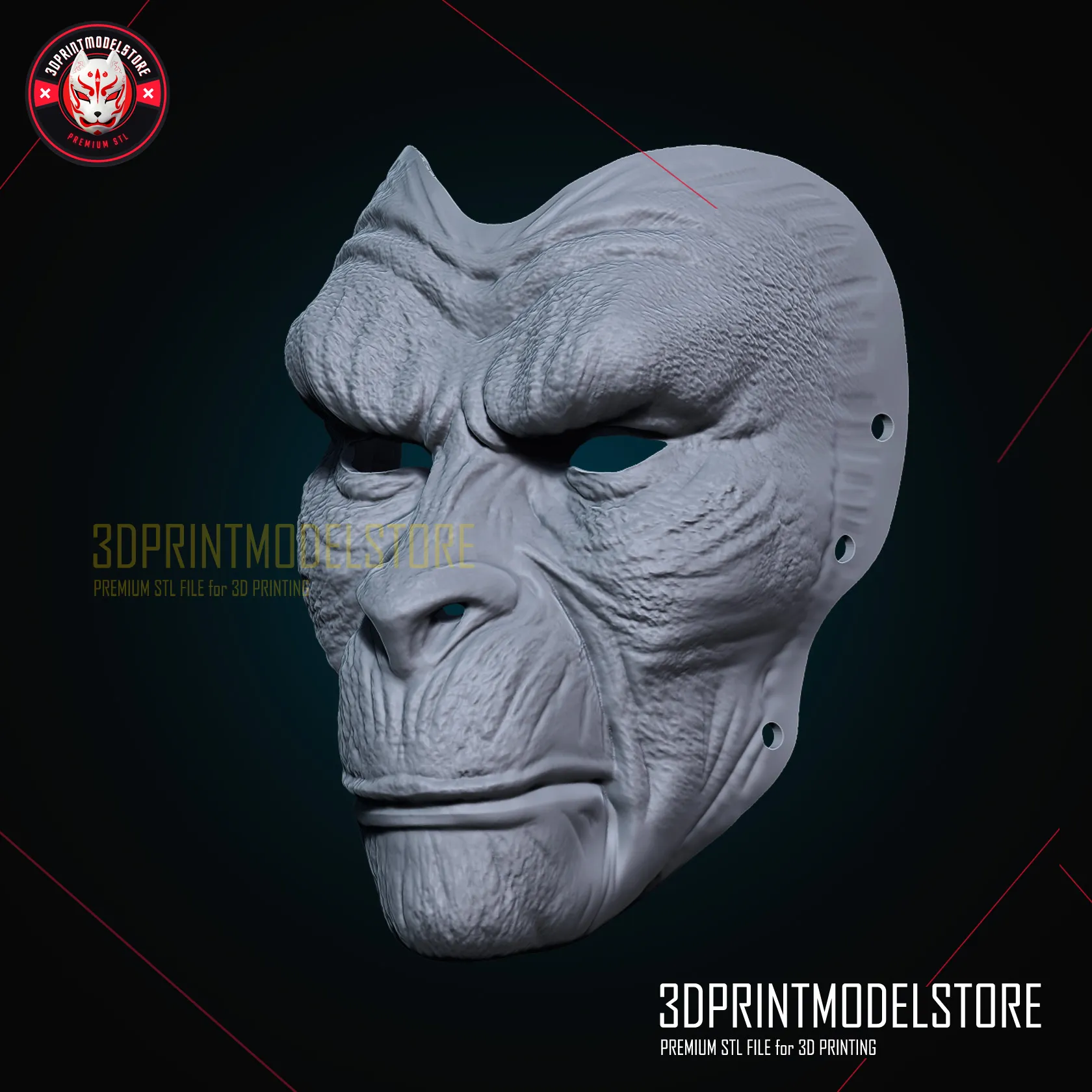 Original Planet der Affen Caesar Maske für Cosplay