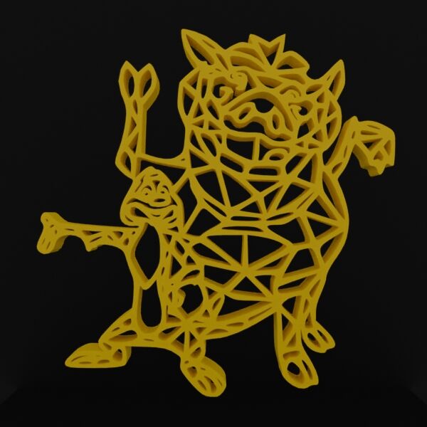 Timon and Pumbaa - The Lion King - Wall Art | 3D-Modelle herunterladen ...